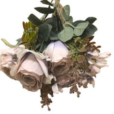 Huitich Artificial Pink Flower Decor Bouquet - Mumzar